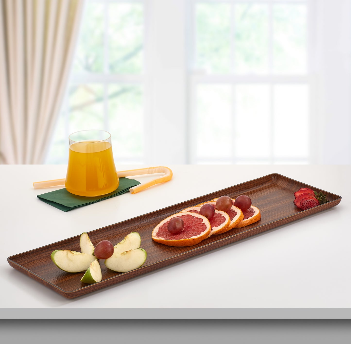 Evelin Wood Finish Tray G/N 16 X 53 Cm