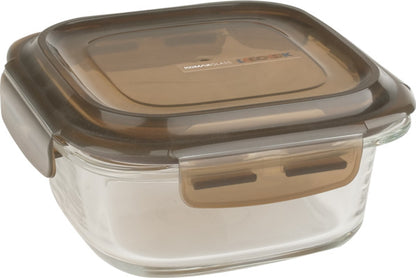 Komax Komax Glass Look Sq. Brown 350Ml